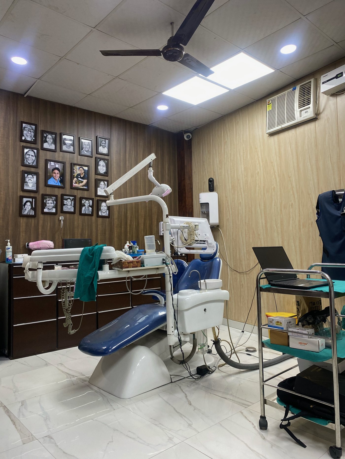 Dental treatment room view